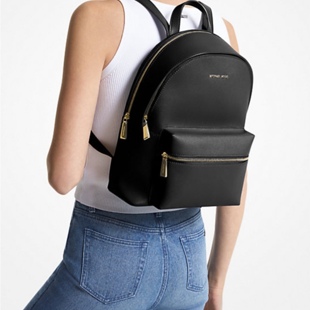 Michael Kors Sally Medium Saffiano Leather 2-In-1
Backpack tags not attached